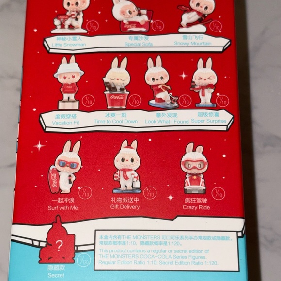 POP MART Labubu Coca-Cola CONFIRMED Little Snowman Collectible Figure - Picture 6 of 6